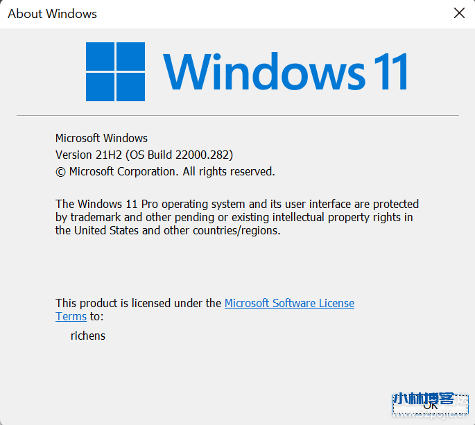 Windows 11 21H2 Build 22000.282（最新正式版，可安装安卓APP）
